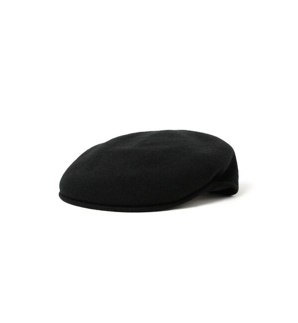 BEAMS「KANGOL / WOOL 504」|キャップ・キャスケット|BLACK