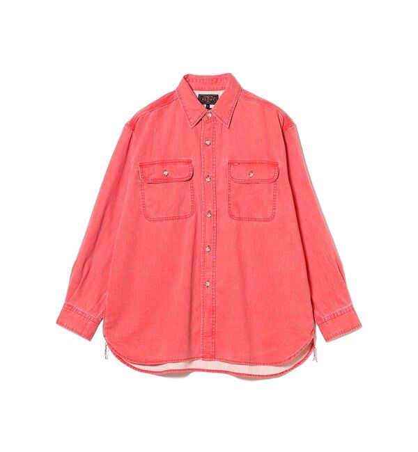 BEAMS PLUS「WORK Light Denim Pigment Coating」|シャツ・ブラウス|