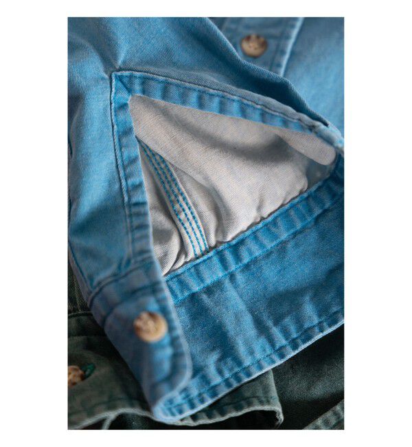 BEAMS PLUS「WORK Light Denim Pigment Coating」|シャツ・ブラウス|