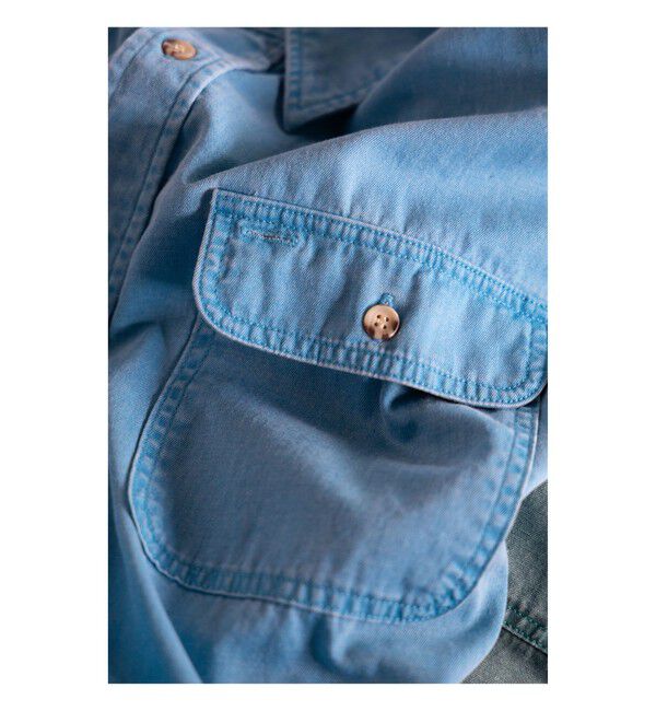 BEAMS PLUS「WORK Light Denim Pigment Coating」|シャツ・ブラウス|