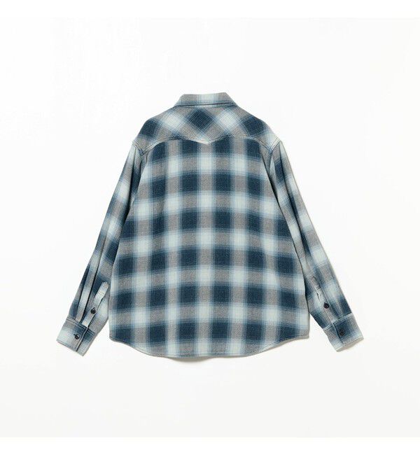 BEAMS PLUS「【別注】REMI RELIEF / Indigo Flannel Check Shirt」|シャツ・ブラウス|
