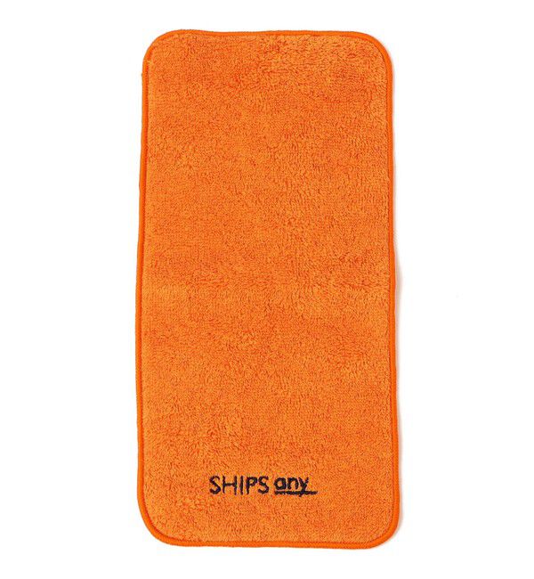 SHIPS any「SHIPS any: 今治 パイル ハンドタオル」|ハンカチ|オレンジ