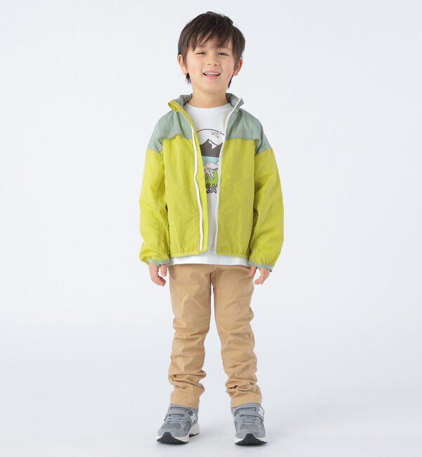 SHIPS KIDS「SHIPS KIDS:100～130cm / 恐竜 UV プリント 長袖 TEE」|Tシャツ・カットソー|