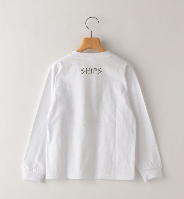 SHIPS KIDS「SHIPS KIDS:100～130cm / 恐竜 UV プリント 長袖 TEE」|Tシャツ・カットソー|