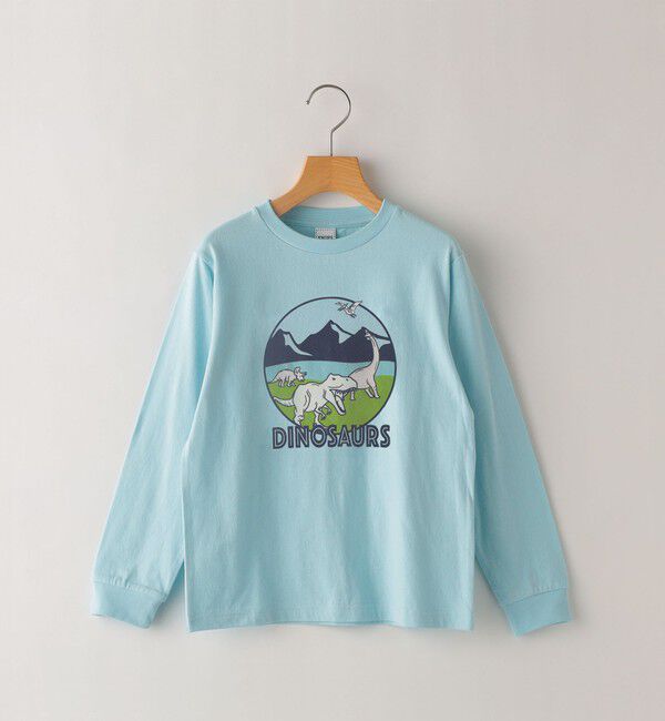 SHIPS KIDS「SHIPS KIDS:100～130cm / 恐竜 UV プリント 長袖 TEE」|Tシャツ・カットソー|