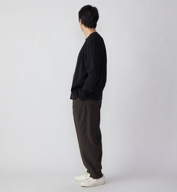 SHIPS「SHIPS: 小松マテーレ ダブルクロス ニット Vネック カーディガン」|カーディガン|