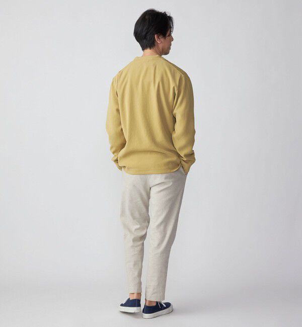 SHIPS「SHIPS: 小松マテーレ ダブルクロス ニット Vネック カーディガン」|カーディガン|