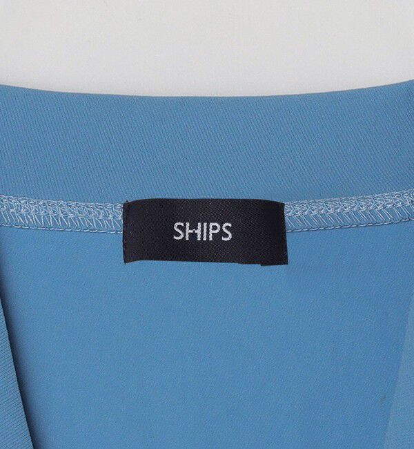 SHIPS「SHIPS: 小松マテーレ ダブルクロス ニット Vネック カーディガン」|カーディガン|