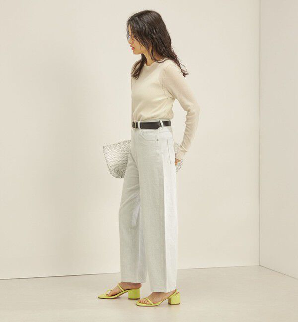 SHIPS for women「〈手洗い可能〉ドライタッチ テレコ ボートネック プルオーバー」|Tシャツ・カットソー|