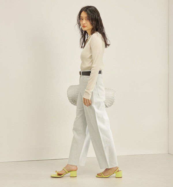 SHIPS for women「〈手洗い可能〉ドライタッチ テレコ ボートネック プルオーバー」|Tシャツ・カットソー|