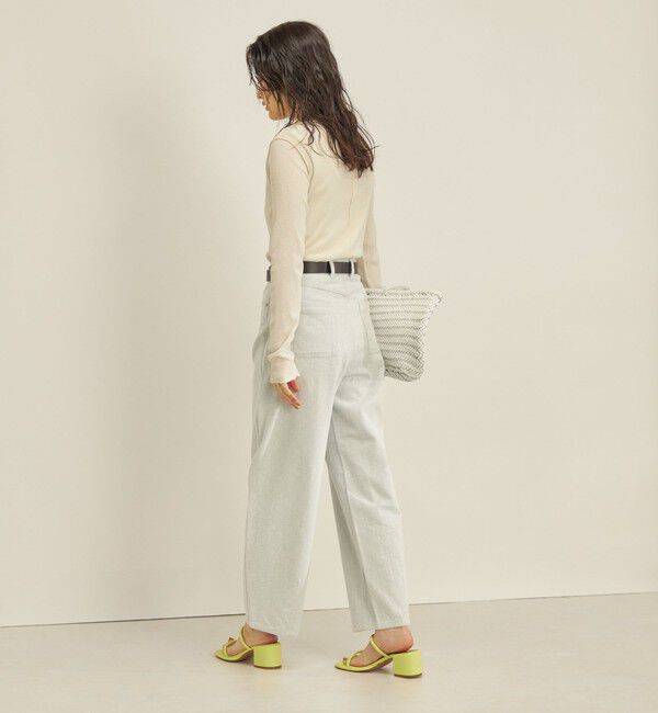 SHIPS for women「〈手洗い可能〉ドライタッチ テレコ ボートネック プルオーバー」|Tシャツ・カットソー|