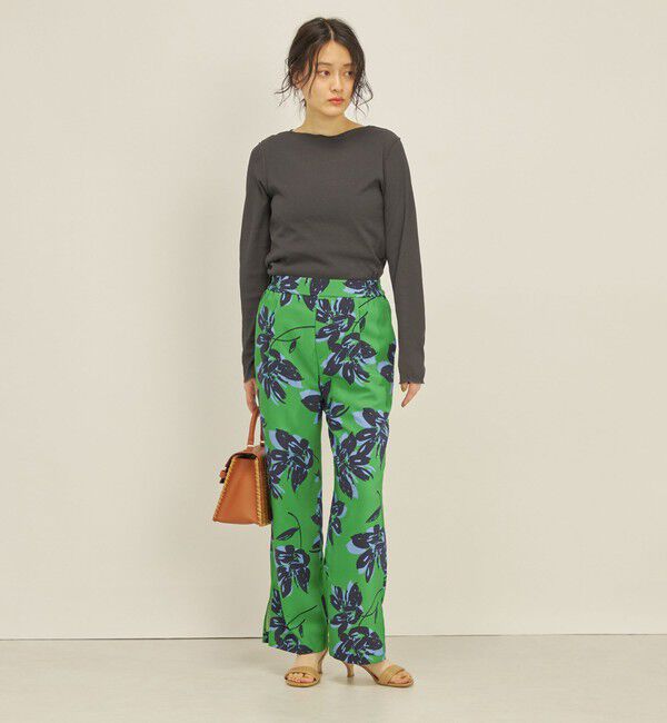 SHIPS for women「〈手洗い可能〉ドライタッチ テレコ ボートネック プルオーバー」|Tシャツ・カットソー|