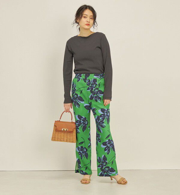 SHIPS for women「〈手洗い可能〉ドライタッチ テレコ ボートネック プルオーバー」|Tシャツ・カットソー|