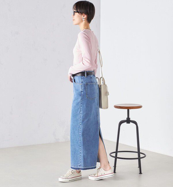 SHIPS for women「〈手洗い可能〉ドライタッチ テレコ ボートネック プルオーバー」|Tシャツ・カットソー|