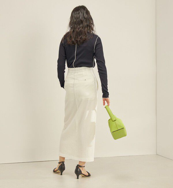 SHIPS for women「〈手洗い可能〉ドライタッチ テレコ ボートネック プルオーバー」|Tシャツ・カットソー|