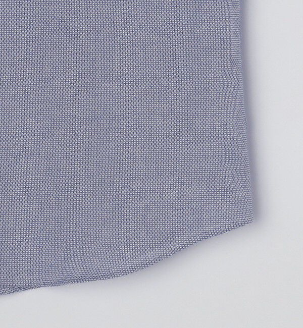 SHIPS「SHIPS: カラミ織り ボタンダウン 無地 半袖 シャツ」|シャツ・ブラウス|