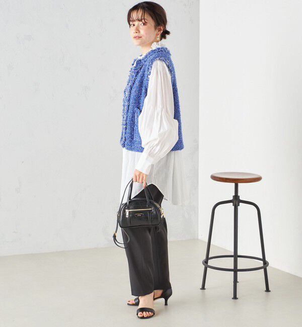 SHIPS for women「〈手洗い可能〉強撚 へビー ツイル テーパード パンツ 24SS ◇」|その他|