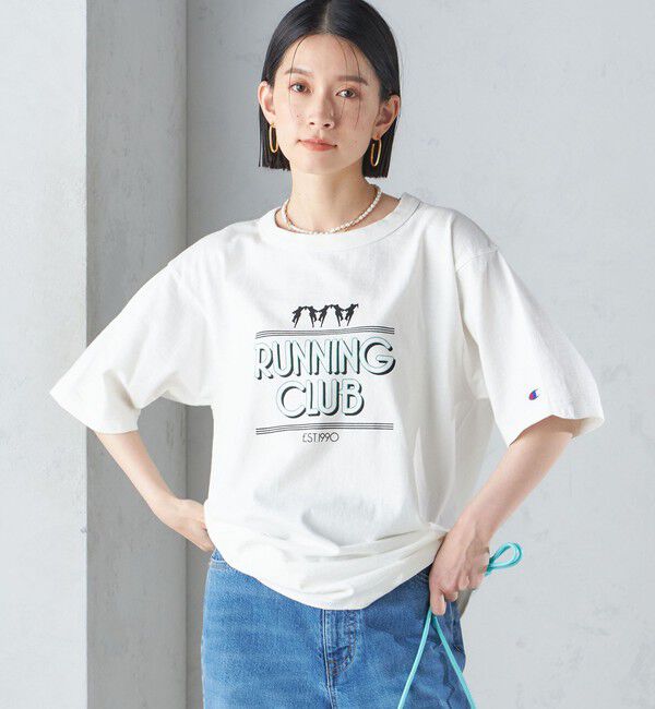 SHIPS for women「【SHIPS別注】Champion:プリント TEE 24SS ◆」|Tシャツ・カットソー|