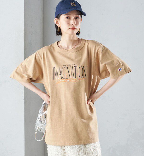 SHIPS for women「【SHIPS別注】Champion:プリント TEE 24SS ◆」|Tシャツ・カットソー|