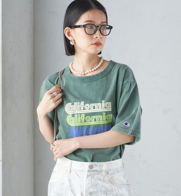 SHIPS for women「【SHIPS別注】Champion:プリント TEE 24SS ◆」|Tシャツ・カットソー|