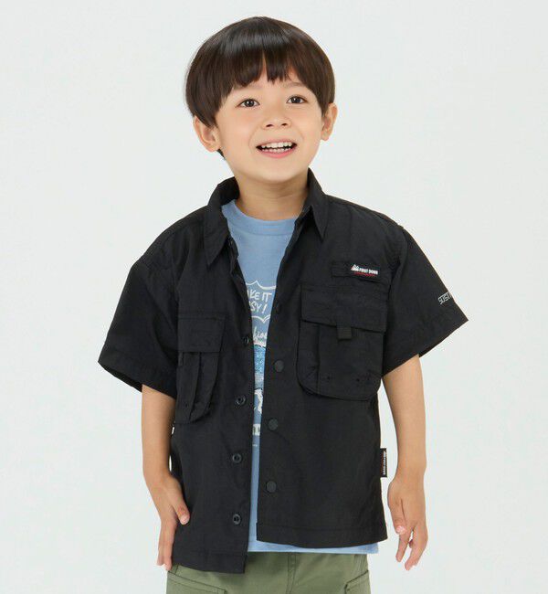 SHIPS Colors 「FIRST DOWN:〈撥水・洗濯機可能〉アウトドア ボックス シャツ(100~150cm)」|シャツ・ブラウス|