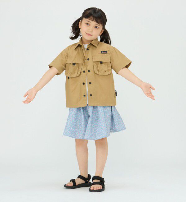 SHIPS Colors 「FIRST DOWN:〈撥水・洗濯機可能〉アウトドア ボックス シャツ(100~150cm)」|シャツ・ブラウス|