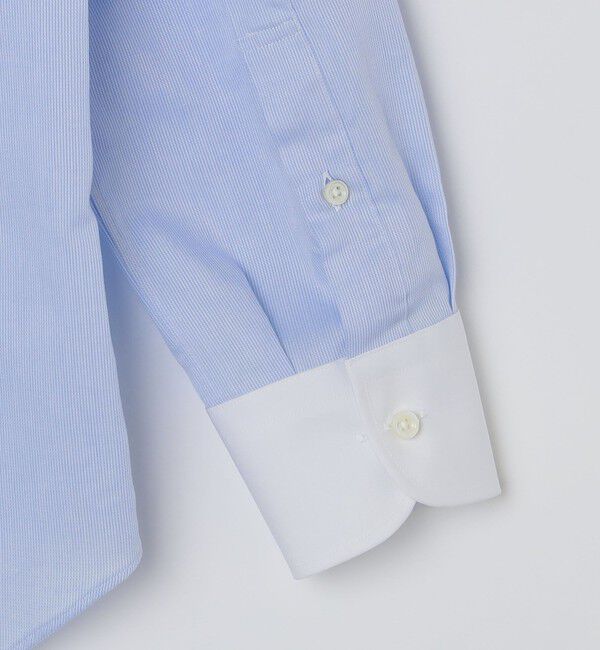 SHIPS「SHIPS: イージーアイロン ピケ ワイドカラー クレリック シャツ」|シャツ・ブラウス|