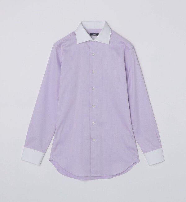 SHIPS「SHIPS: イージーアイロン ピケ ワイドカラー クレリック シャツ」|シャツ・ブラウス|