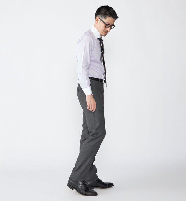 SHIPS「SHIPS: イージーアイロン ピケ ワイドカラー クレリック シャツ」|シャツ・ブラウス|