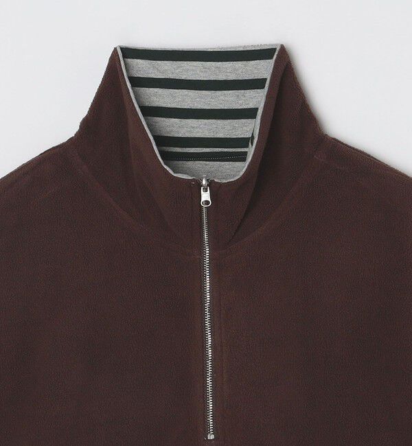 SHIPS「SHIPS: リバーシブル ボーダー フリース ハーフジップ プルオーバー」|プルオーバー|
