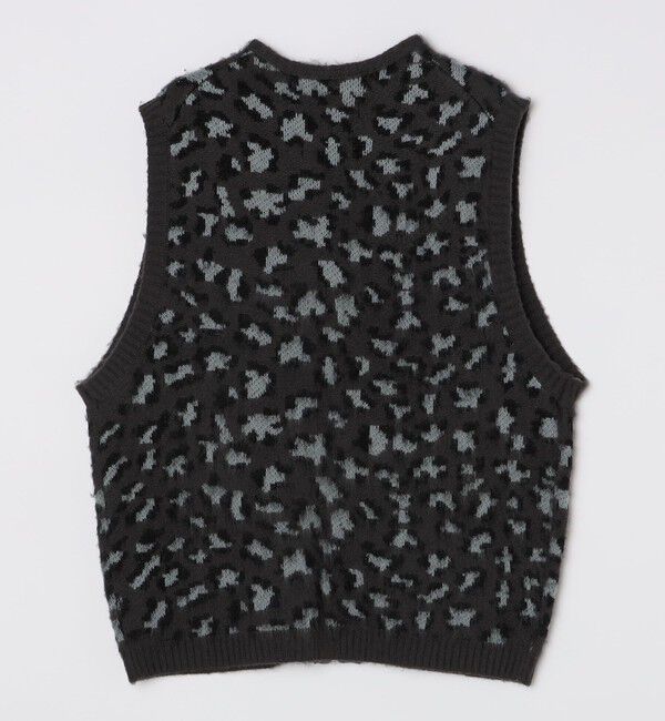 SHIPS「TOWNCRAFT:〈手洗い可能〉ヴィンテージ パターン 総柄 シャギー ニット ベスト」|ベスト・ジレ|