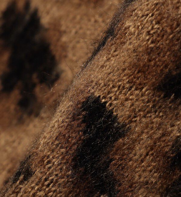 SHIPS「TOWNCRAFT:〈手洗い可能〉ヴィンテージ パターン 総柄 シャギー ニット ベスト」|ベスト・ジレ|