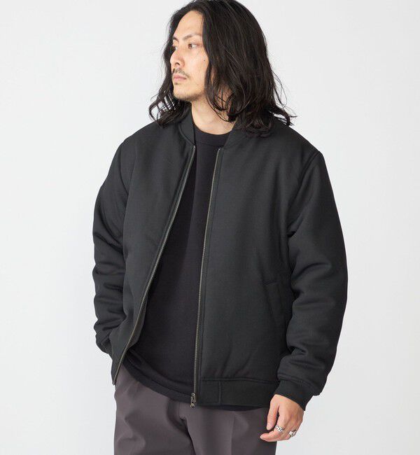 SHIPS「SHIPS: リバーシブル MA-1 ブルゾン」|ブルゾン・スタジャン|ブラック