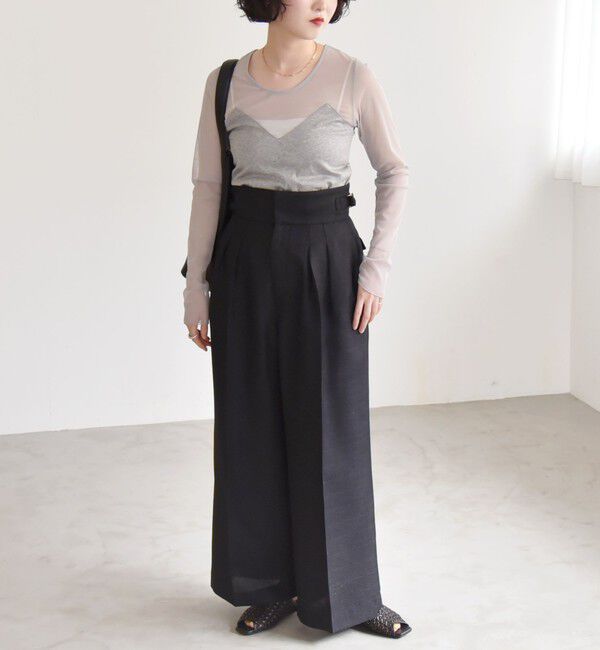 quaranciel「quaranciel:〈手洗い可能〉ベアデザイン チュール カットソー」|Tシャツ・カットソー|