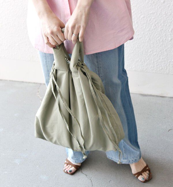 SHIPS any「SHIPS any: 3WAY ナイロン ギャザー ショルダーバッグ (ユニセックス)◇」|ショルダー・メッセンジャー|