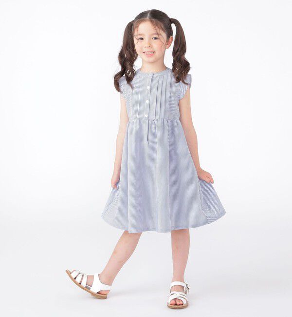 SHIPS KIDS「SHIPS KIDS:100～130cm /〈UVカット/吸水速乾〉ドライタッチ ワンピース」|ワンピース|