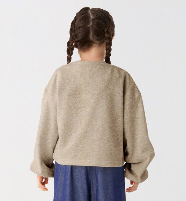 SHIPS Colors 「SHIPS Colors:100～140cm /〈洗濯機可能〉パールモチーフ ボタン カーディガン」|カーディガン|