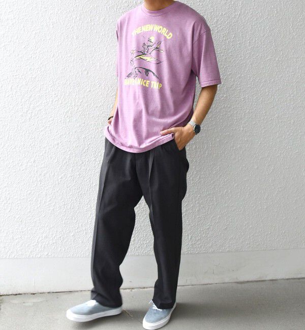 SHIPS any「SCREEN STARS: ガーメントダイ フェード カラー レトロ グラフィック Tシャツ◇」|Tシャツ・カットソー|