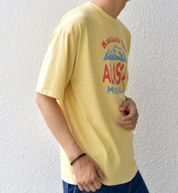 SHIPS any「SCREEN STARS: ガーメントダイ フェード カラー レトロ グラフィック Tシャツ◇」|Tシャツ・カットソー|