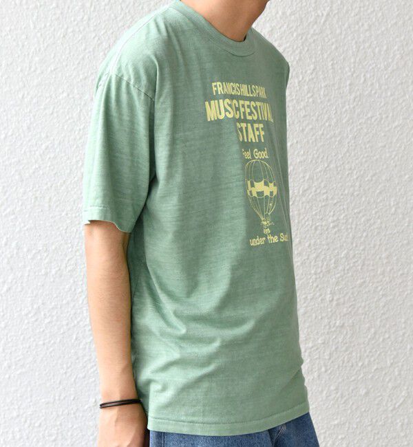 SHIPS any「SCREEN STARS: ガーメントダイ フェード カラー レトロ グラフィック Tシャツ◇」|Tシャツ・カットソー|