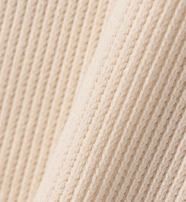 quaranciel「quaranciel:〈洗濯機可能〉ポリエステル ベロア スクエア ネック プルオーバー」|Tシャツ・カットソー|