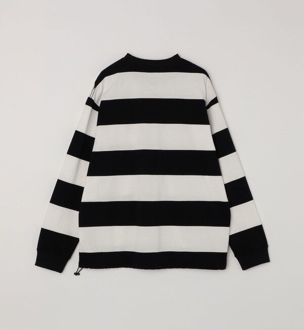 SHIPS any「SHIPS any: ワイド カラー ボーダー スピンドル Tシャツ (ロンT)◇」|Tシャツ・カットソー|