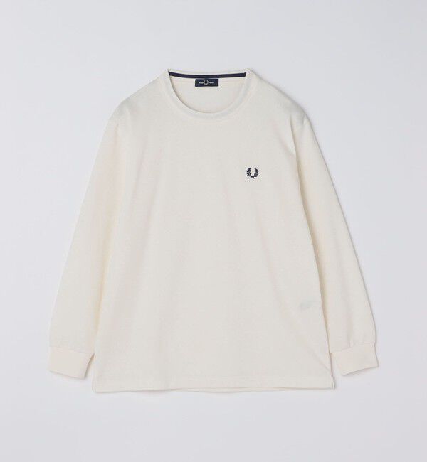 SHIPS「【SHIPS別注】FRED PERRY: ピケ ロングスリーブ T シャツ」|Tシャツ・カットソー|