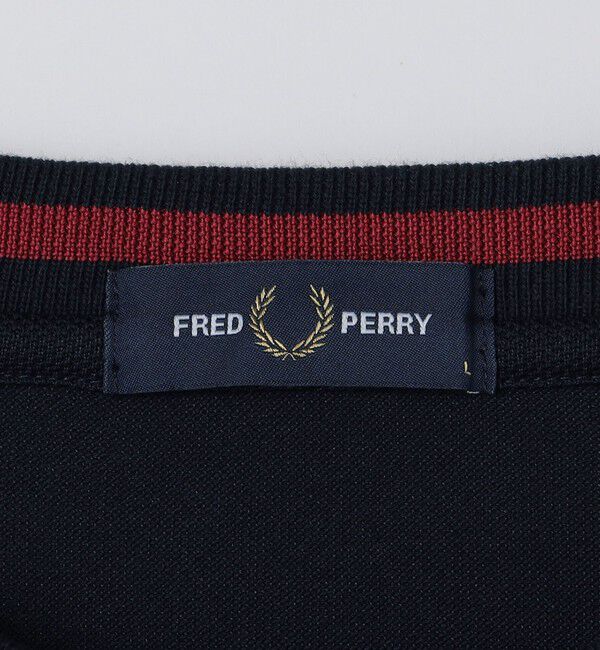 SHIPS「【SHIPS別注】FRED PERRY: ピケ ロングスリーブ T シャツ」|Tシャツ・カットソー|