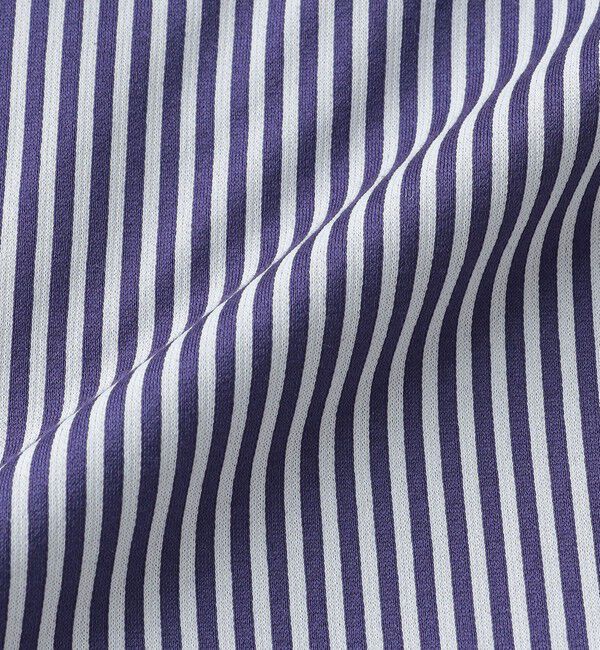 SHIPS「SHIPS: ジャージー ロンドンストライプ ワンピースカラー シャツ」|Tシャツ・カットソー|