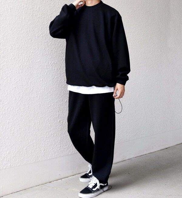 SHIPS any「SHIPS any: クリア ダンボール セミモックネック カットソー (セットアップ対応)◇」|Tシャツ・カットソー|