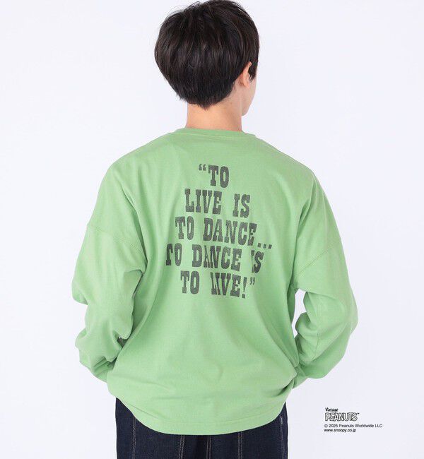 SHIPS KIDS「SHIPS KIDS:140～160cm / SNOOPY ロングスリーブ Tシャツ」|Tシャツ・カットソー|