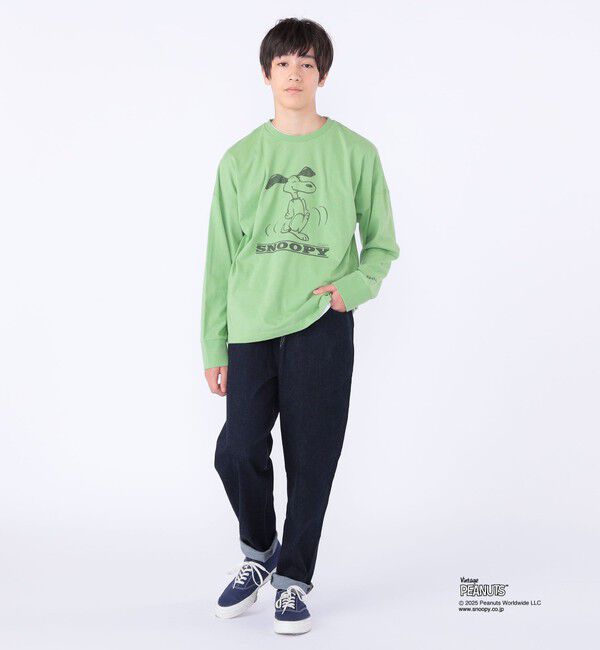 SHIPS KIDS「SHIPS KIDS:140～160cm / SNOOPY ロングスリーブ Tシャツ」|Tシャツ・カットソー|