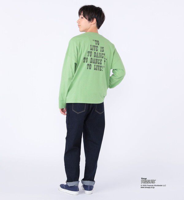 SHIPS KIDS「SHIPS KIDS:140～160cm / SNOOPY ロングスリーブ Tシャツ」|Tシャツ・カットソー|
