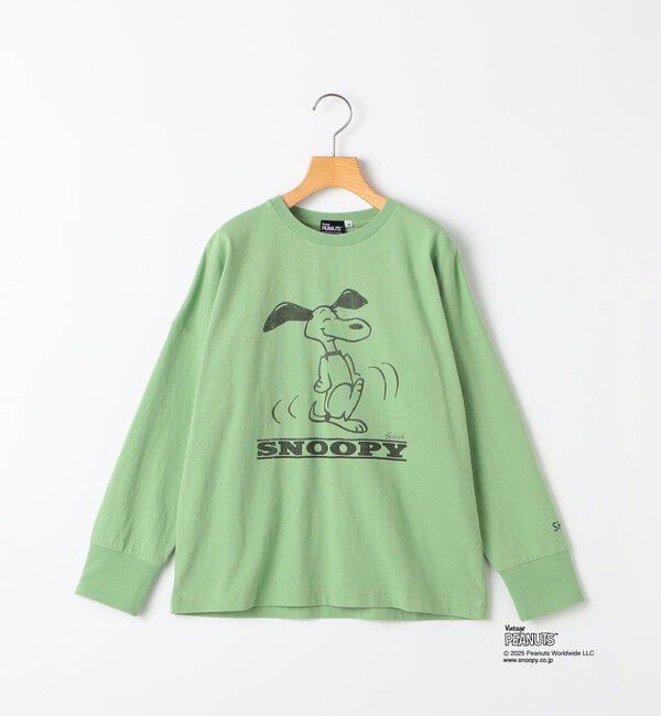 SHIPS KIDS「SHIPS KIDS:140～160cm / SNOOPY ロングスリーブ Tシャツ」|Tシャツ・カットソー|